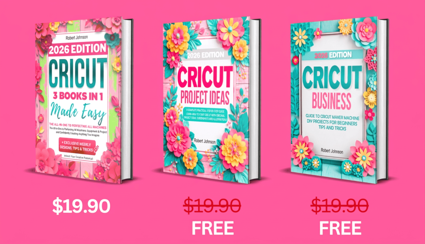 Cricut 3 Books Bundle Overview